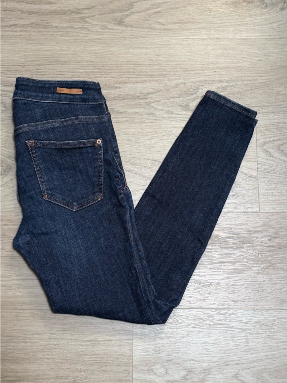 Anthropologie Dark Indigo Skinny Jeans - Picture 2 of 8